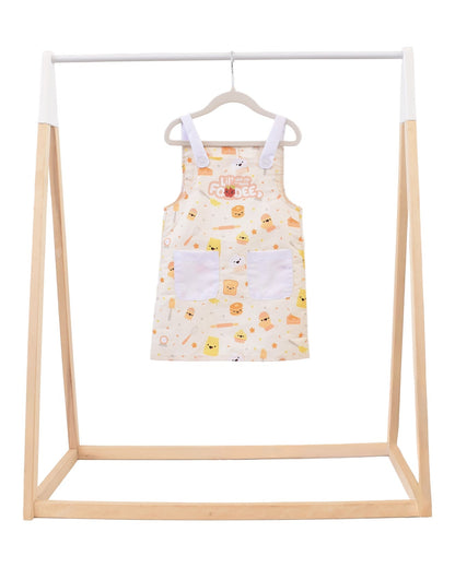 Lil' Foodee Lil Baker classic apron with pastel baking pattern and wipe-clean finish.